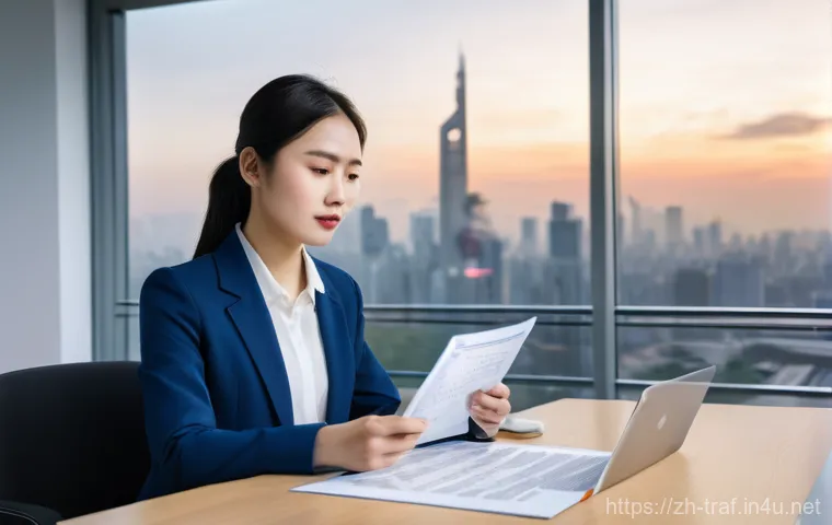 교통기사 실기시험 실제 문제 - **Prompt:** A focused professional East Asian female transportation engineer, in her late 20s, sits ...