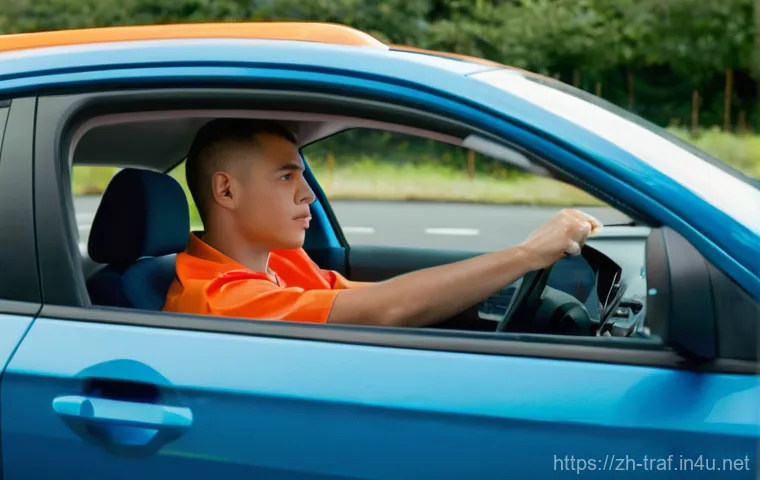 교통자격증 실기시험 준비 가이드 - Calm and Focused Driver**
"A realistic, high-definition photograph of a young woman in her early... 교통자격증 실기시험 준비 가이드 - Calm and Focused Driver**
"A realistic, high-definition photograph of a young woman in her early...